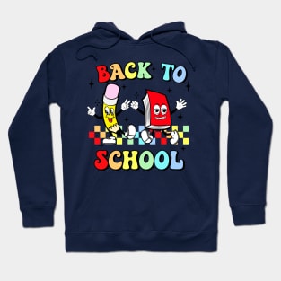 Back To School With  Fun Retro Look Hoodie